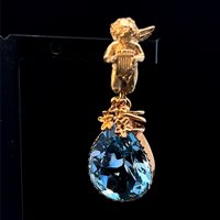 Orecchini Cianfrone Gioielli Donna in Oro Topazio OROR-66-198 - OROR-66-198